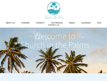 Tablet Screenshot of churchinthepalms.com